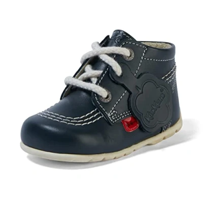 Imagen de Kickers Kick Hi Classic Ankle Boots with Zip Extra Comfortable Added Durability Premium Quality, Botas Cortas al Tobillo Unisex bebé, Azul Oscuro, 30 EU
