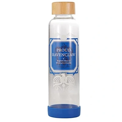 Imagen de Harry Potter Botella de agua vidrio 500 ml Orgulloso Ravenclaw reutilizable Regalos