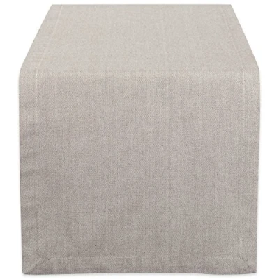 Imagen de DII 100% algodón Chambray Colección de Mesa Cocina, Piedra, 14x72