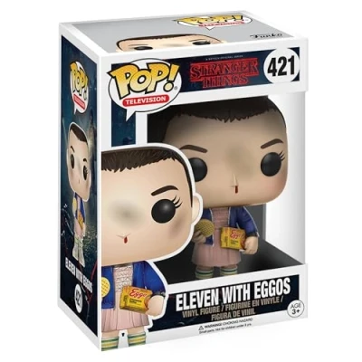 Imagen de Figura Funko Pop! Eleven With Eggos, Stranger Things, 10 cm, Vinilo, Multicolor
