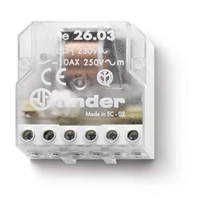 Imagen de Finder 260380240000 Interruptor de cable (50Hz) 24 V45 x 22 47 cm transparente