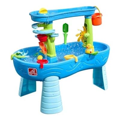 Imagen de Step2 Double Showers Mesa de Agua, azul y verde agua Arena con 11 accesorios Juegos para Niños, jardín Jardin Niños