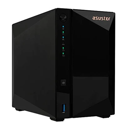 Imagen de Asustor Drivestor 2 Pro AS3302T Bahías Servidor NAS, CPU Quad Core 1,4 GHz, GB DDR4, Carcasa de Almacenamiento en Red (Sin Disco)