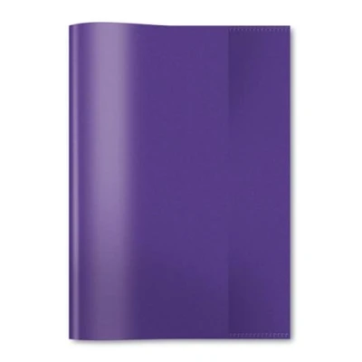 Imagen de HERMA 7486 fundas A5 transparentes violeta lila, 25 unidades, de polipropileno resistente y fácil limpiar, juego para cuadernos escolares, colores
