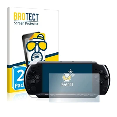 Imagen de BROTECT Protector Pantalla Anti Reflejos para Sony PSP 3004 (2 Unidades) Película Mate Huellas