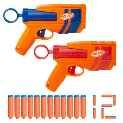 Imagen de Nerf N Series Duo Pack, Lanzadardos y 12 Dardos N1, Color (Hasbro G1492EU4)