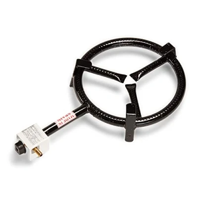 Imagen de COMBOI Quemador 30 cm paellero de gas butano propano, hornillo gas, incluye recetas e instrucciones montaje y conservación, productos fabricados en España. (30 CM)
