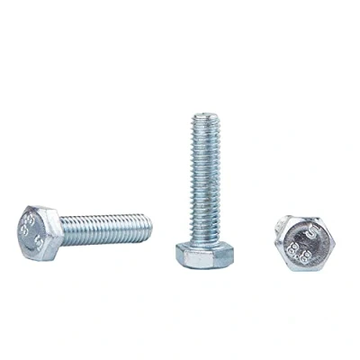Imagen de Juego de 12 tornillos hexagonales acero galvanizado DIN 933, M12 x 60 mm, grado 8,8, rosca completa, cabeza hexagonal, tornillo (12, mm)