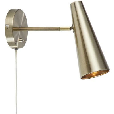 Imagen de Markslöjd Foco de pared Peak, 1 luz, latón envejecido