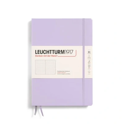 Imagen de LEUCHTTURM1917 368150 Libreta Composition (B5) 178 x 254 mm, Tapa Dura, 219 páginas numeradas, Lilac, Puntos