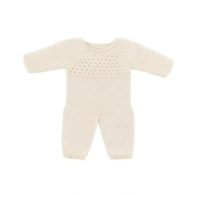 Imagen de Miniland Pijama beig de Punto para muñeco 40cm. Fabricado en España con Textil Reciclado. Dolls.