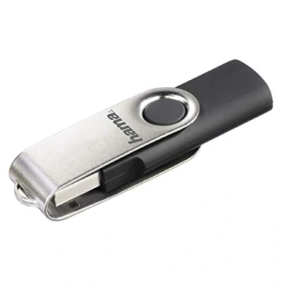 Imagen de Hama FlashPen Memoria USB 2.0 de 16 GB, Color Negro