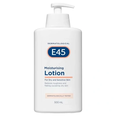 Imagen de E45 Loción Hidratante 500ml Cuidado de la Piel Bomba Acción (1 Botella)