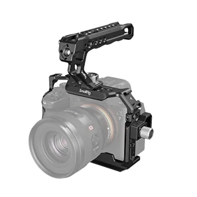 Imagen de SMALLRIG A7 IV / A7S III/A7R V Cage with Top Handle and HDMI Cable Clamp, Basic Kit for Sony Alpha 7 IV/Alpha S 3668