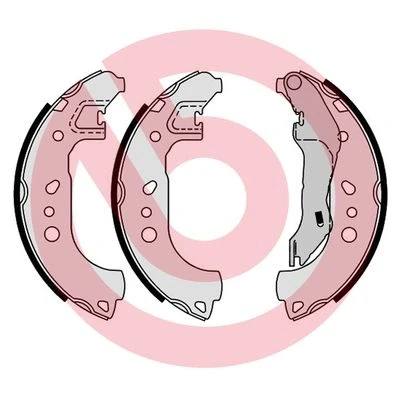 Imagen de BREMBO S 85 543 Zapatas de freno 228 33 con palanca mano SKODA: Roomster