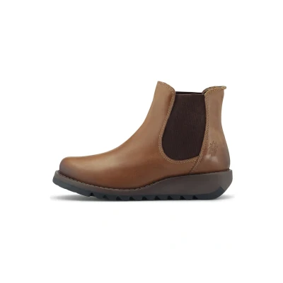 Imagen de Fly London Salv, Botas Chelsea para Mujer, Brown Camel, 36 EU