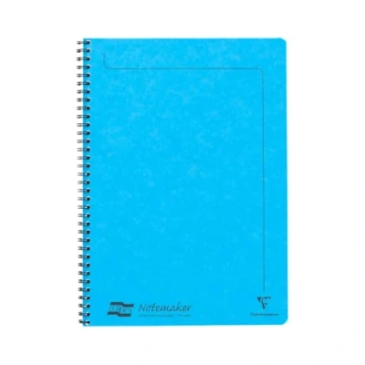 Imagen de Clairefontaine ES Europa A4 60 hojas rayadas y Margin Side Bound Bloc de notas turquesa
