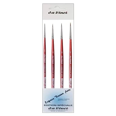 Imagen de Da Vinci Series 5580 Set 4 Pinceles NO. 0/2, 0/3, 0/5, 0/10