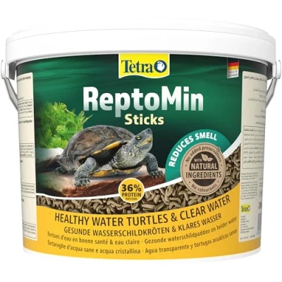 Imagen de Tetra ReptoMin alimento para tortugas especialmente adaptadas a las tortugas, 10 l