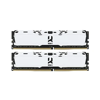 Imagen de Memory Goodam IRDM X DDR4 16GB 2X8GB 3200MHZ CL16 DIMM Blanco