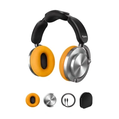 Imagen de Auriculares inalámbricos Dyson OnTrac™, Bluetooth, Cancelación Activa de ruido, Autonomía 55h, CNC Aluminium