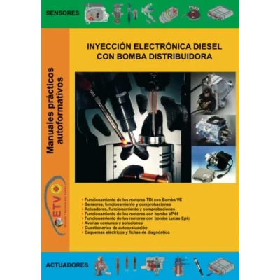 Imagen de Inyección electrónica diesel con bomba distribuidora (MANUALES PRÁCTICOS AUTOFORMATIVOS DE AUTOMOCIÓN)
