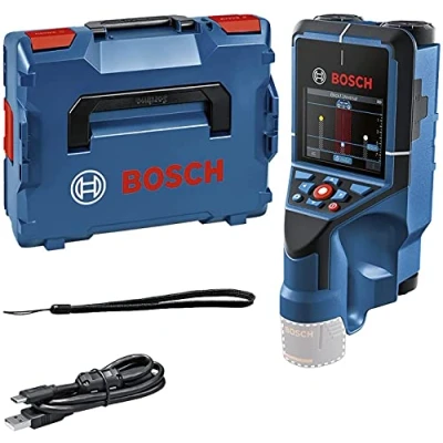 Imagen de Bosch Professional 12V System Detector D tect 200 C (sin batería ni cargador, detección de cables con y sin tensión, metal, plástico, madera cavidades; cable USB C™, L BOXX)