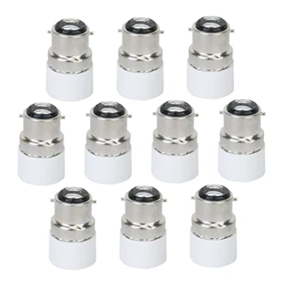 Imagen de Wedhapy Adaptador de Bombilla B22 a E14 Convertidor Base Casquillo Rosca