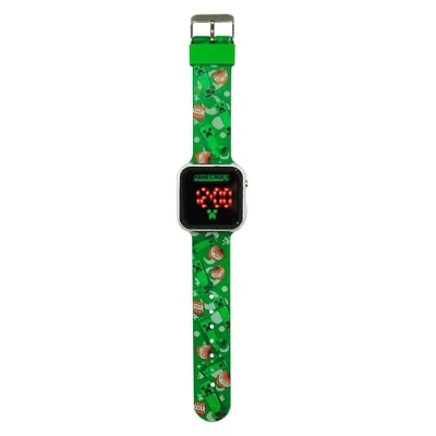 Imagen de Kids Euroswan Reloj LED Minecraft, Multicolor (MIN4129)