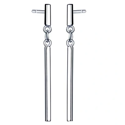 Imagen de Infinite U Pendientes Largos Gotas Cuelga de Moda Plata Ley 925 Bar para Mujeres/Niñas