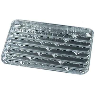 Imagen de Papstar 14530 de Aluminio Barbacoa Carcasa, Plata, 34 x 23 2.5 cm, 5 unidades