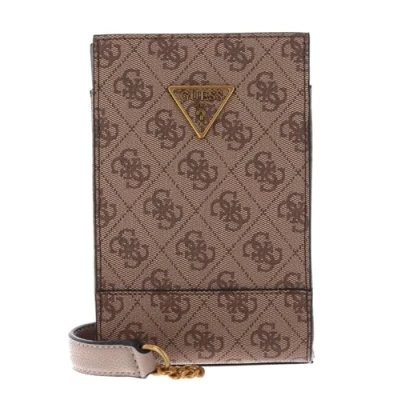 Imagen de GUESS Noelle Chit Chat, Funda para Mujeres, marrón (Latte), Talla única
