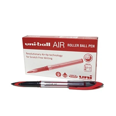Imagen de Uni Ball Uba 188 Air Red, 12 Unidades, Rojo