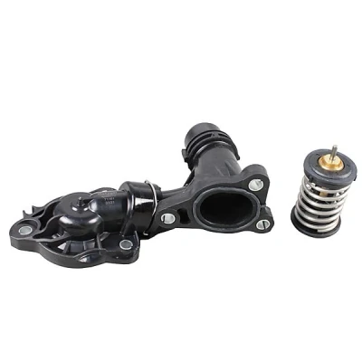 Imagen de METZGER 4006370 Termostato, refrigerante 85 con tubo de empalme, juntas brida Bloque motor BMW: X1