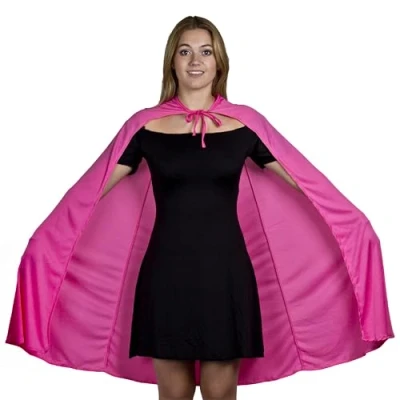 Imagen de I LOVE FANCY DRESS LTD Capa Rosa SIN Capucha para Adultos Accesorio DE COSTUMAS