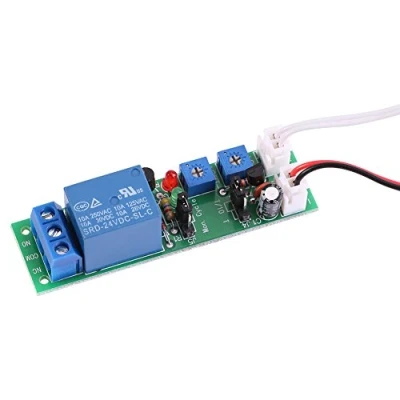 Imagen de DC 5 V 12 24 Módulo Temporizador Ciclico Ajustable, Relé On/Off de Retardo (DC24 V, 0 30 min)