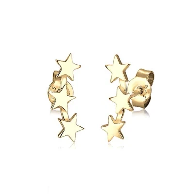 Imagen de Elli Astro Trend STAR Pendientes goldcoloured, Mujer, Talla: One Size, Gold coloured