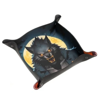 Imagen de Bandeja de Dados Hombre Lobo 22 x cm
