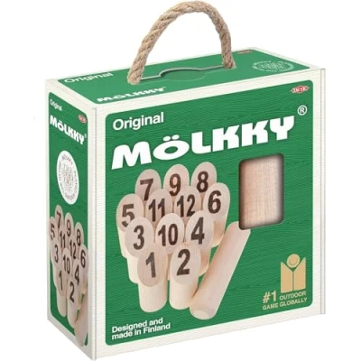 Imagen de Tactic Mölkky en caja de cartón con asa versión 2018 54903 mixta