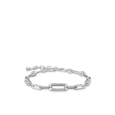 Imagen de THOMAS SABO A2032 643 14 L19V Pulsera de Plata ley 925 con circonitas blancas, longitud: 16 19 cm, ley, Circonita cúbica