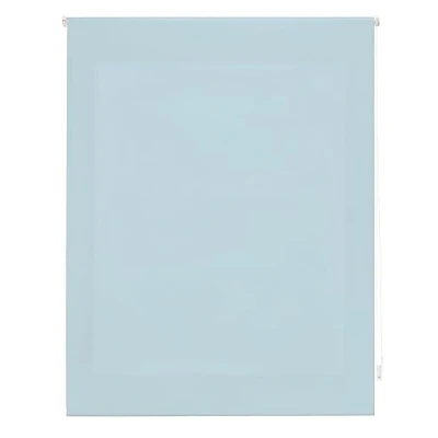 Imagen de DECORBLIND Estor Enrollable translúcido Liso, Medida Estor: 160x175 Ancho x Largo/Medida Tela Liso: 157x170 translucido Color Celeste fácil instalación a Pared o Techo