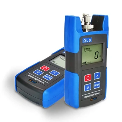Imagen de SUWOLF 1310/1550nm Mini Fiber Optical Laser Light Source FTTH Alto Rendimiento Probador de Fibra Optica/Fiber Optic Cable Tester Tool con Adaptador SC FC ST Para CCTV/CATV Ingeniería Mantenimiento