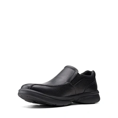 Imagen de Clarks Bradley Step, Mocasín Hombre, Black Tumbled Leather, 44 EU Ancho