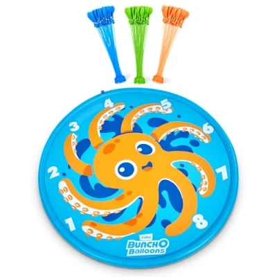 Imagen de Bunch O Balloons Octopus Splash Pad Salpicadero de Pulpo con más 100 Globos Agua autosellantes llenado rápido, Color, L (ZURU 56607)