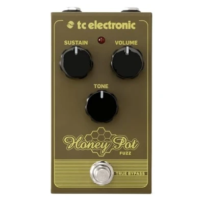 Imagen de TC Electronic HONEY POT fuzz Pedal de con sabor vintage una enorme pared tonos y millas sostenido