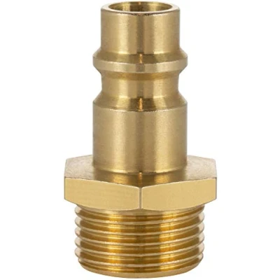 Imagen de Poppstar Boquilla conector compresor aire macho, diámetro nominal 7,2 mm con rosca exterior de 3/8 pulgada para conexión comprimido