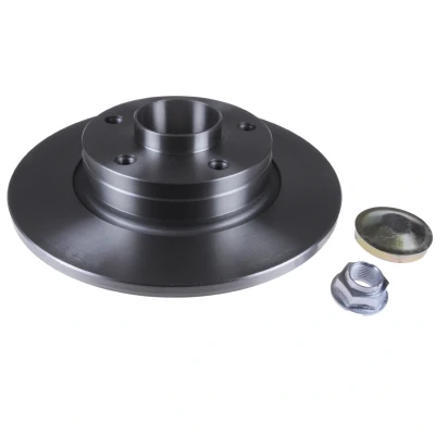 Imagen de BLUE PRINT ADZ94334 Disco de freno Eje trasero 280 12 5 118 macizo aceitado con anillo sensor ABS, cubierta grasa, caperuza protectora /fuelle