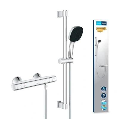 Imagen de GROHE Precision Trend Sistema ducha termostático 1/2&quot;, 3 chorros, Cromo, 34237003