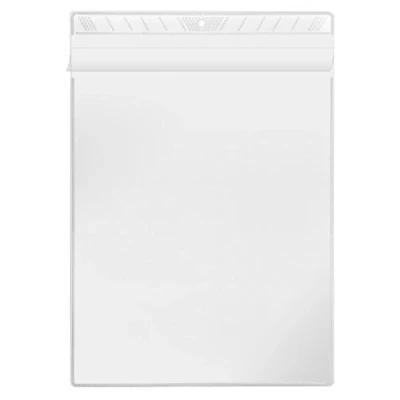 Imagen de VELOFLEX 3304010 Bolsillo de visualización, DIN A4, 10 unidades, PP, con solapa, transparente como el cristal