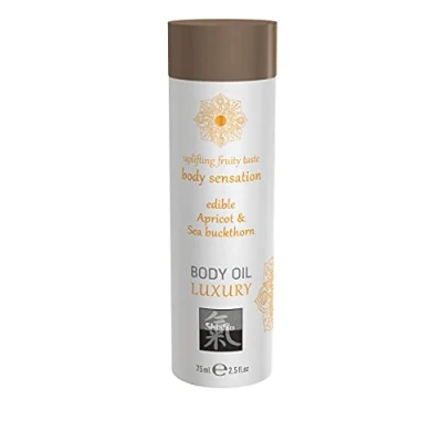Imagen de Shiatsu Aceite corporal de lujo comestible albaricoque y espino amarillo 1 Unidad 100 g